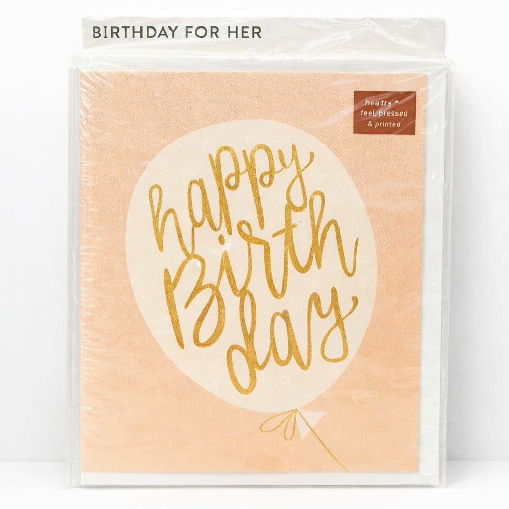 NEW Minted Foil- Pressed Birthday for Her Cards